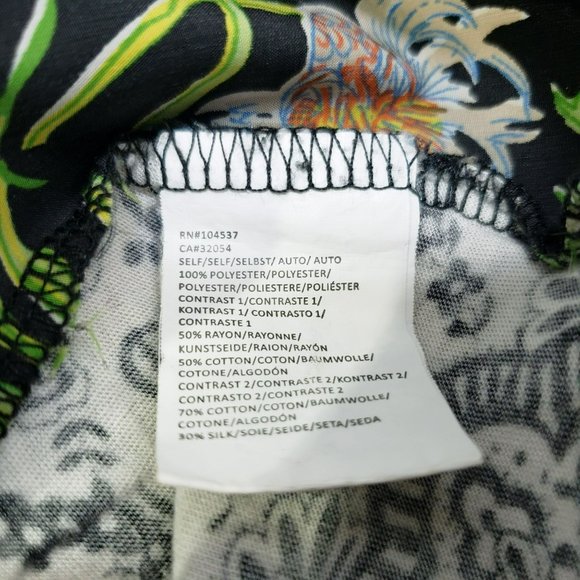 Anthropologie Tiny Effie Floral Popover Blouse Women's Size S Black Multicolor - Picture 4 of 6